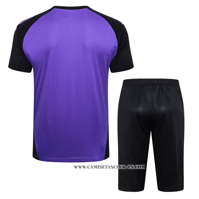 Chandal del Alemania 24-25 Manga Corta Purpura - Pantalon Corto